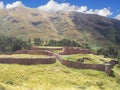 Puka Pukara (Puca Pucara) ruins in Cusco, Peru Royalty Free Stock Photo